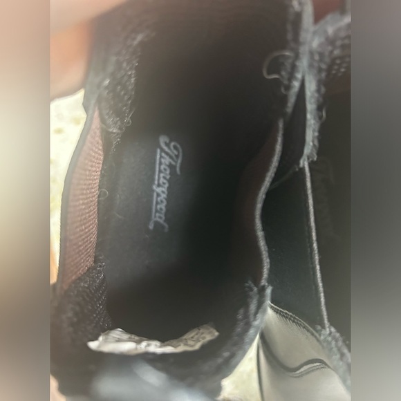 Thorogood Safety Toe Quick Release Pull-On Translucent Bottom Leather Boots Sz 9 - Picture 8 of 9